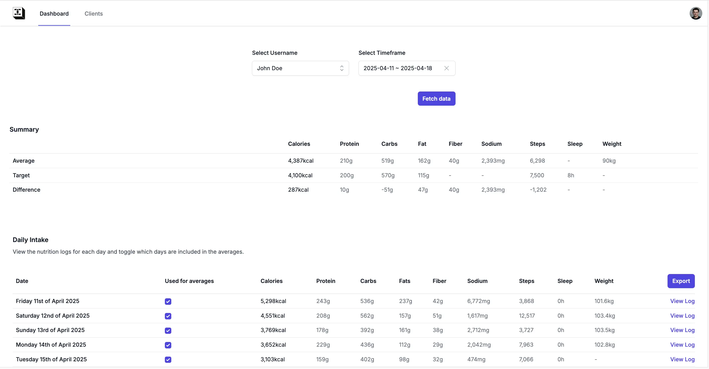 Product screenshot